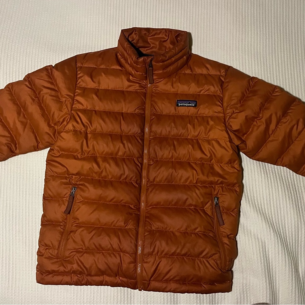 Patagonia Kids' Orange Puffer Jacket